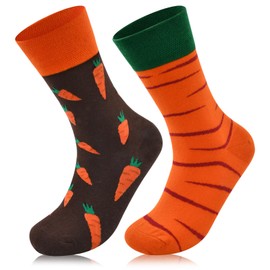 LUYANFX Funny Socks with Easter Motif Socks Home Socks for Men and Women, Long Cotton Socks, Easter Gifts for Teenagers, Men, Women, Girls, a, 39-46