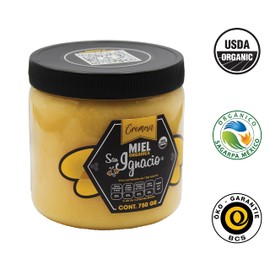 Miel Orgánica San Ignacio Cremosa Frasco (750 g)