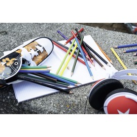 Colouring Pencil - STABILO color - Wallet of 12 - Assorted Colours Incl 2 Neon