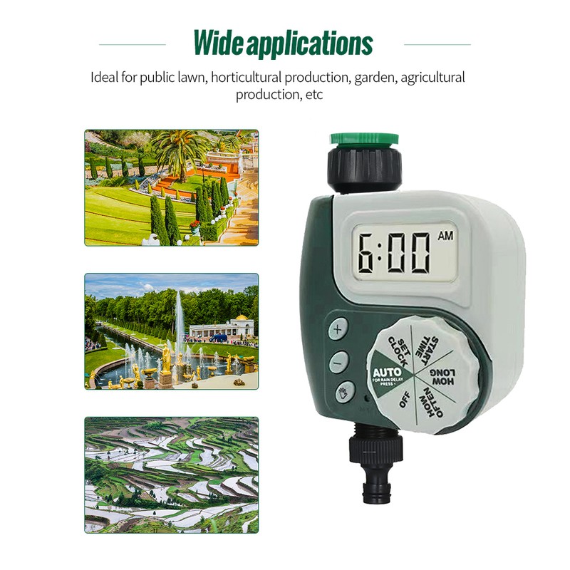 Digital Programmable Water Timer Weatherproof Garden Lawn Faucet Hose Timer