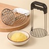 2 manual mashed potato grinders, stainless steel mashed potato pad