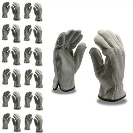 Safety, Crowd Control, Rope Cordova 8942L Premium Grain Pigskin Driver Gloves, Thinsulate Lined, Shirred Ela