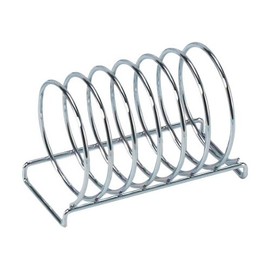 Taurus Homewares ~ Chrome Wire Spiral Toast Rack ~ Holds 6 Slices