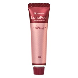 Kaneson Lanofeel Moist Cream (1 piece), 100% Naturally Derived Ingredients, Lanolin, No Preservatives, No Additives, For Pregnancy and Nursing Skin Care