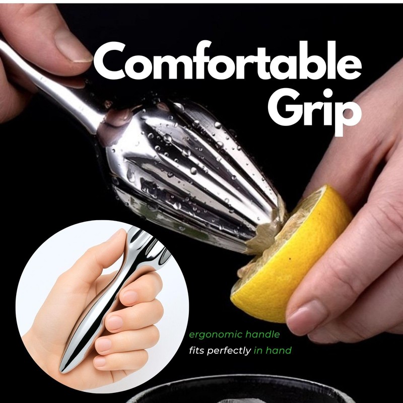 CLOVE Citrus Reamer 100% 18/10 Stainless Steel Lemon Squeezer Dishwasher
