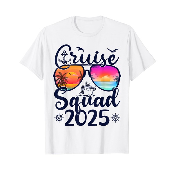 Cruise Squad 2025 Summer Vacation Matching Family Cruise T-Shirt