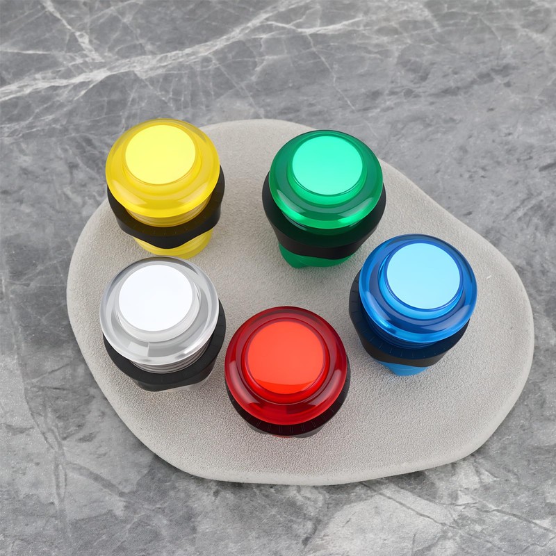 EMSea 5PCS 28 mm Arcade LED Buttons Compatible with Arcade