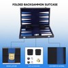 GSE Games & Sports Expert Premium Leather Backgammon Board Game