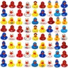 72 Pack Patriotic Rubber Ducks Bulk - 250th Anniversary 4th
