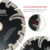 DT-DIATOOL Diamond Segment Cutting Blade for Granite Stone Concrete Marble(115mm)