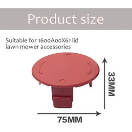 ERHUO 6m Φ1.6mm Strimmer Spool Line for Bosch ArtF016800351 String Trimmer Replacement Spool Line (4pack+1cover)