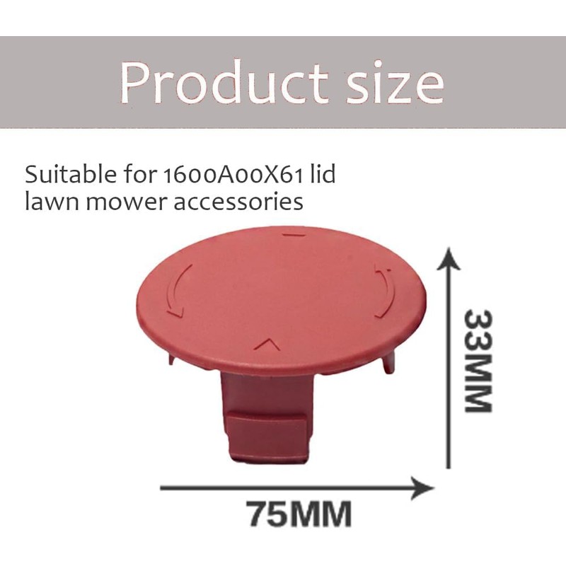 ERHUO 6m Φ1.6mm Strimmer Spool Line for Bosch ArtF016800351 String