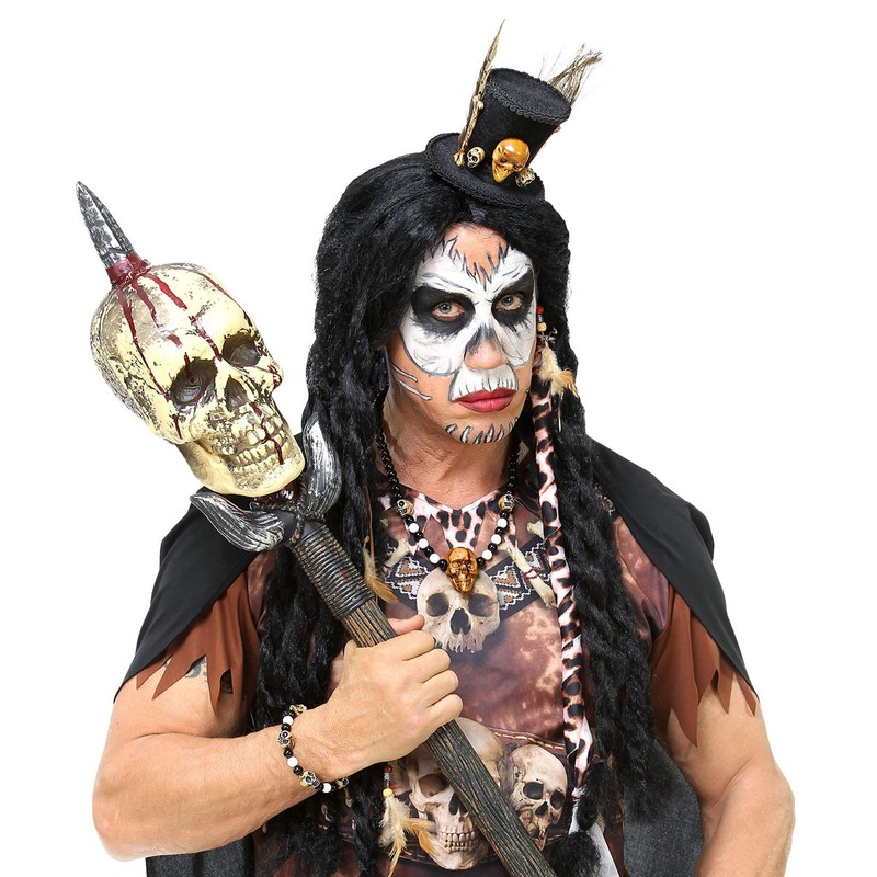 WIDMANN 07802 Voodoo Priesterin Set, Black, One Size