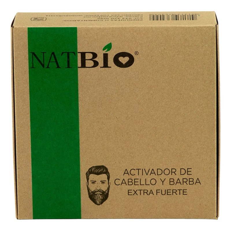 Crecimiento De Cabello Y Barba Abundante Natbio 3 Tónicos