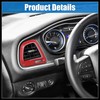 Hihaha ABS Air Condition Outlet Vent Trim Accessories Kit for