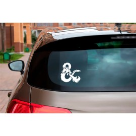 BSD Dungeons and Dragons and White Decal Vinyl Sticker Window Cars Trucks Vans Laptop| White 5.5 INSHES White