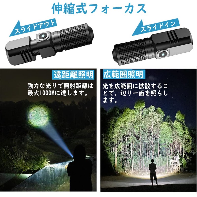 LED Flashlight, Handy Light, High Brightness, Mini Light, Disaster Prevention,