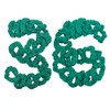 36 Pcs Solid Hair Scrunchies - Kelly Green
