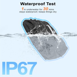 2025 Vacuum Bags for Clothes, Travel, AIDONS Reusable Vacuum Bags for Suitcases with 5 kPa Pump, IP67 Waterproof, Ultralight Vacuum Bags for Clothing, Suitable for Business Trips, Holidays