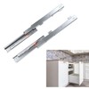 Pair Undermount Drawer Slides Bottom Mount Pull Out Shelf Slider