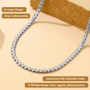 Stainless Steel Solid Box Chain 4mm 6mm Wide 20 Inch