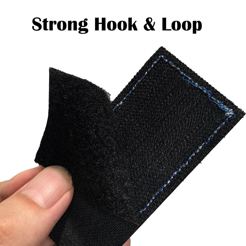 FITZNORA Certified Good Boy Patch with Blue Embroidery Letters, Hook
