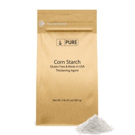 Pure Original Ingredients Corn Starch (2 lb) Thickener For Sauces, Soup, & Gravy.
