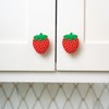 Knobēz: Decorative Knob Covers - Strawberry - 12pk - Stretch