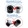 LokoCar 8AN Hose End Fitting 90 Degree Swivel For CPE
