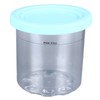 4Pcs Ice Cream Pints Containers and Lids Large Capacity Round