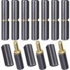 Pndeyo 10pcs Barrel Weld on Hinges, Detachable Metal Heavy Duty