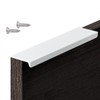 BOOLSFMAM 6 Pack Finger Edge Pull Furniture Drawer Handles Bright