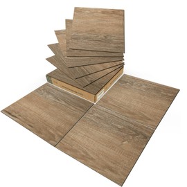 Art3d Peel and Stick Vinyl Floor Tiles 30-Pack 12 x 12 inch, Self Adhesive Waterproof Flooring Wood Planks for Kitchen, Dining Room, Bedrooms, Cover 30 Sq. Ft, Light Brown Ash