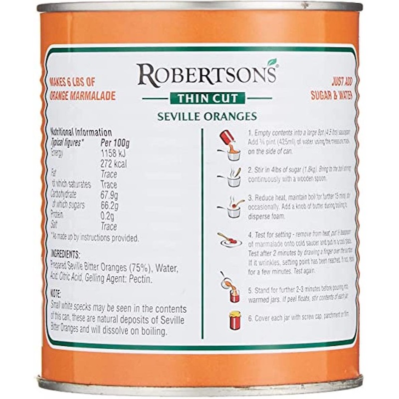 Mamade Marmalade Thin Cut 3/4 pint,Net Wt. 850g