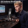 PROAR Studio Microphone, Professional Cardioid XLR Condenser Recording Mic Voice
