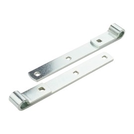 National Hardware N129-726 290BC Screw Hook/Strap Hinges in Zinc plated, 2 pack