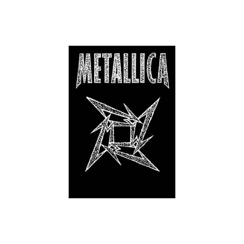 Metallica -Ninja Star Music Fabric Poster
