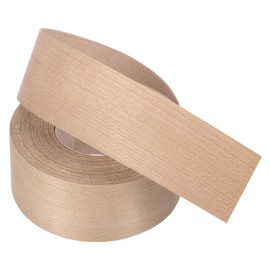 PATIKIL Cherry Edge Banding, 1-1/2 Inch x 25 ft Wood Veneer Tape Pre-glued Flexible Plywood Edge Banding with Hot Melt Adhesive for Furniture Restoration