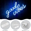 Blue Good Vibes Neon Sign (16.1 x 8.3 inch)