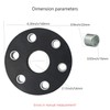 Haiouus 00762215 Ro-tary Cutter Flex Coupler Rubber Pad/Disc Kit, Compatible