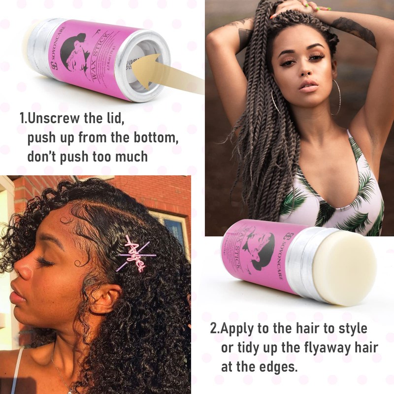 Hair Wax Stick for Wigs, Bed Head Stick Edge Control