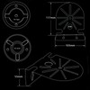 WiTi Solid Metal Wall Mount for IP Cameras Dome and