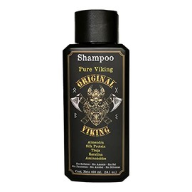 Shampoo Pure Viking. Shampoo Totalmente Premium con proteína, sin formaldehídos, sin sulfatos, sin amonia, sin parabenos, sin alcohol, sin sal añadida