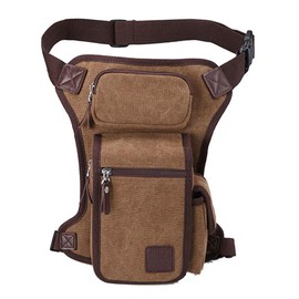 Leinwand Outdoor Reise Hüfttasche Oberschenkeltasche für Männer Frauen Tactical Military Motorrad Bike Multi-Tasche Drop Bein Taschen Beutel