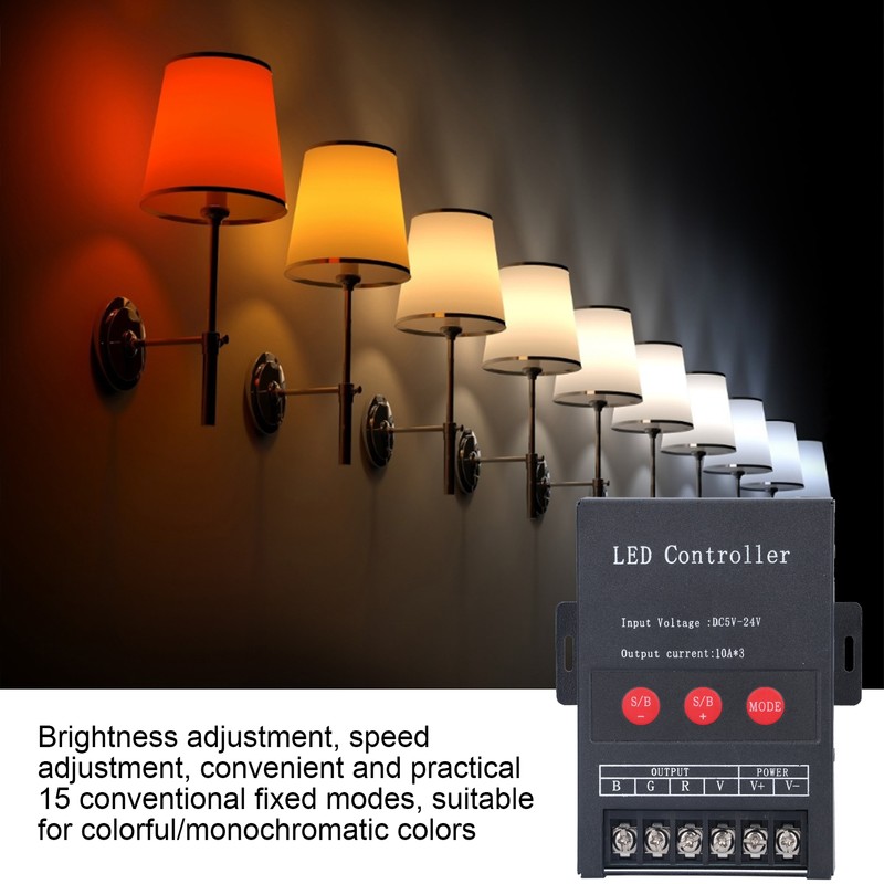 RGB LED Controller PWM Digital for Colorful Strip Light Project