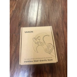 VANON  Stainless Steel Gravity Hook Claw Survival Folding Flat Climbing