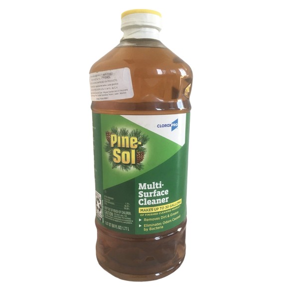 Pine-Sol Cleaner Disinfectant Deodorizer, 60oz. Bottles, 6/Carton