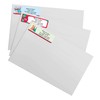 Trendy Christmas Designer Assorted Rolled Address Labels with Elegant Plastic