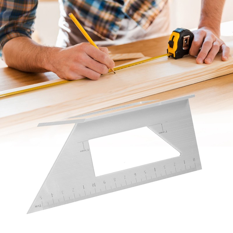 45°/90° T Angle Gauge Straight Ruler 3D Mitre Degree Measuring