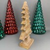 Unbranded Grinch Gingerbread Christmas Tree Slim Tabletop Holiday Decor Resin